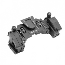 Multi-Function Metal Helmet Mount for Binock NVG30/NVG10/PVS-14 Night Vision - 90 Degree Wilcox Accessories for Outdoor Sports