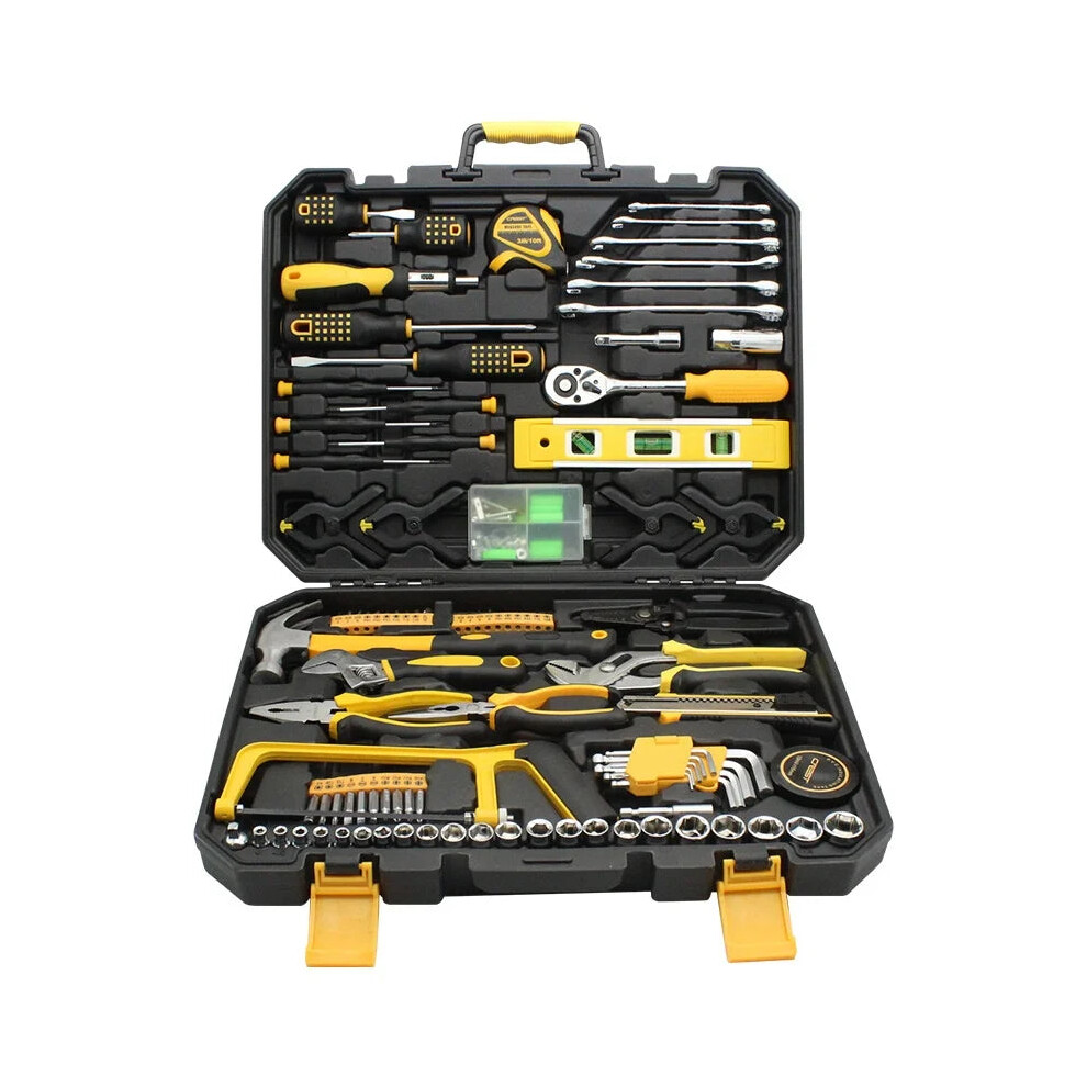 168-Piece Socket Wrench Auto Repair Tool Set With Durable Plastic Toolbox Storage 313041736747