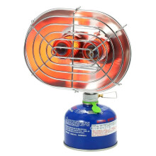 Portable Infrared Double Head Outdoor Heater - BRS H22 Gas Stove for Camping & Hiking