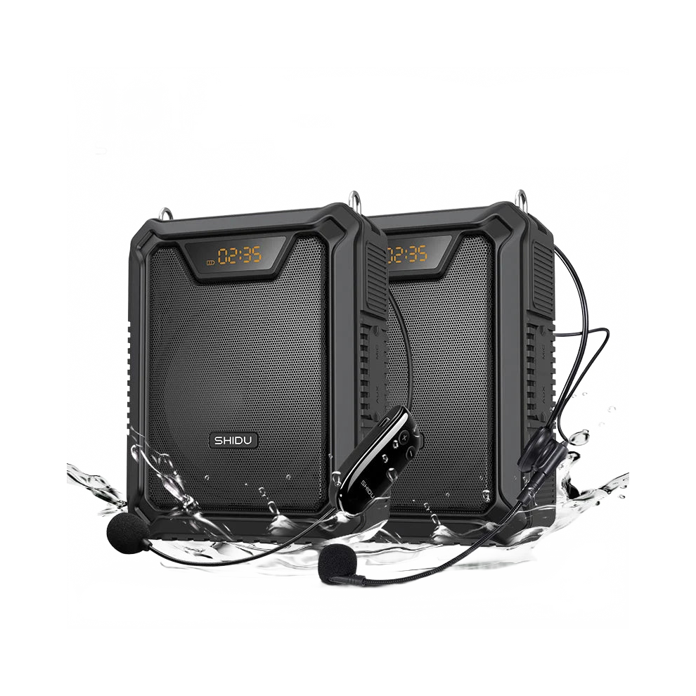 Shidu M1000 30W Waterproof Bluetooth Speaker & Voice Amplifier With Wired Mic For Teachers 7445028860831