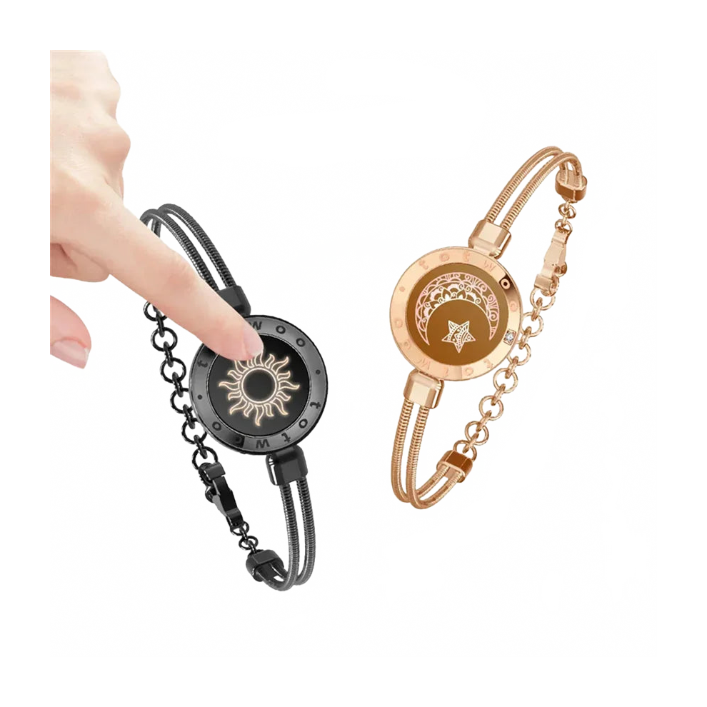 Totwoo Long Distance Touch Bracelets: Smart Jewelry Gifts For Couples With Light-Up Vibration 7445033645638