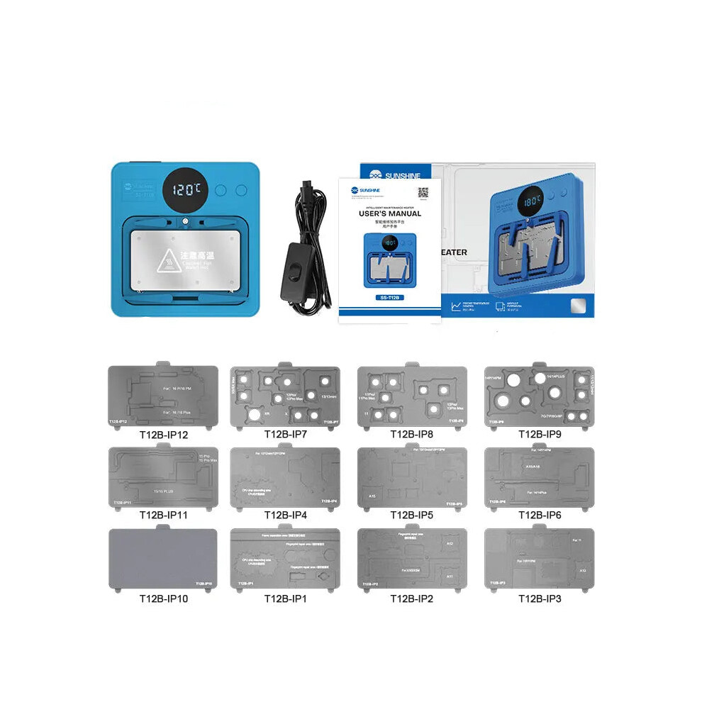 Sunshine Ss T12b Intelligent Heating Platform For Android & Iphone 7-16 Pro Max Motherboard Disassembly 313024238251