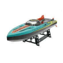 HLRC HL3789 Brushless High-Speed RC Boat with Navigation Lights - 55km/h Electric Model for Kids