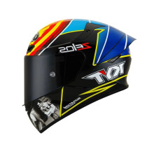 KYT Full Face Racing Motorcycle Helmet - Breathable Motocross Casco for Motorcyclists