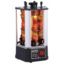 Electric Kebabmatic Infrared Grill: Smokeless, Nonstick BBQ for Indoor & Outdoor Chef Cooking