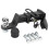 Adjustable Universal Metal Tow Hook Drop Hitch Receiver - Racing Ring Vehicle Towing Accessory 1