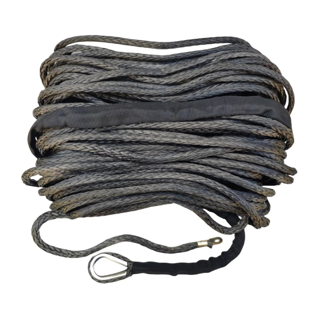 Durable 6Mm 100M Synthetic Atv Winch Cable - Uhmwpe Plasma Rope For Electric Winch & Recovery 7445027152128