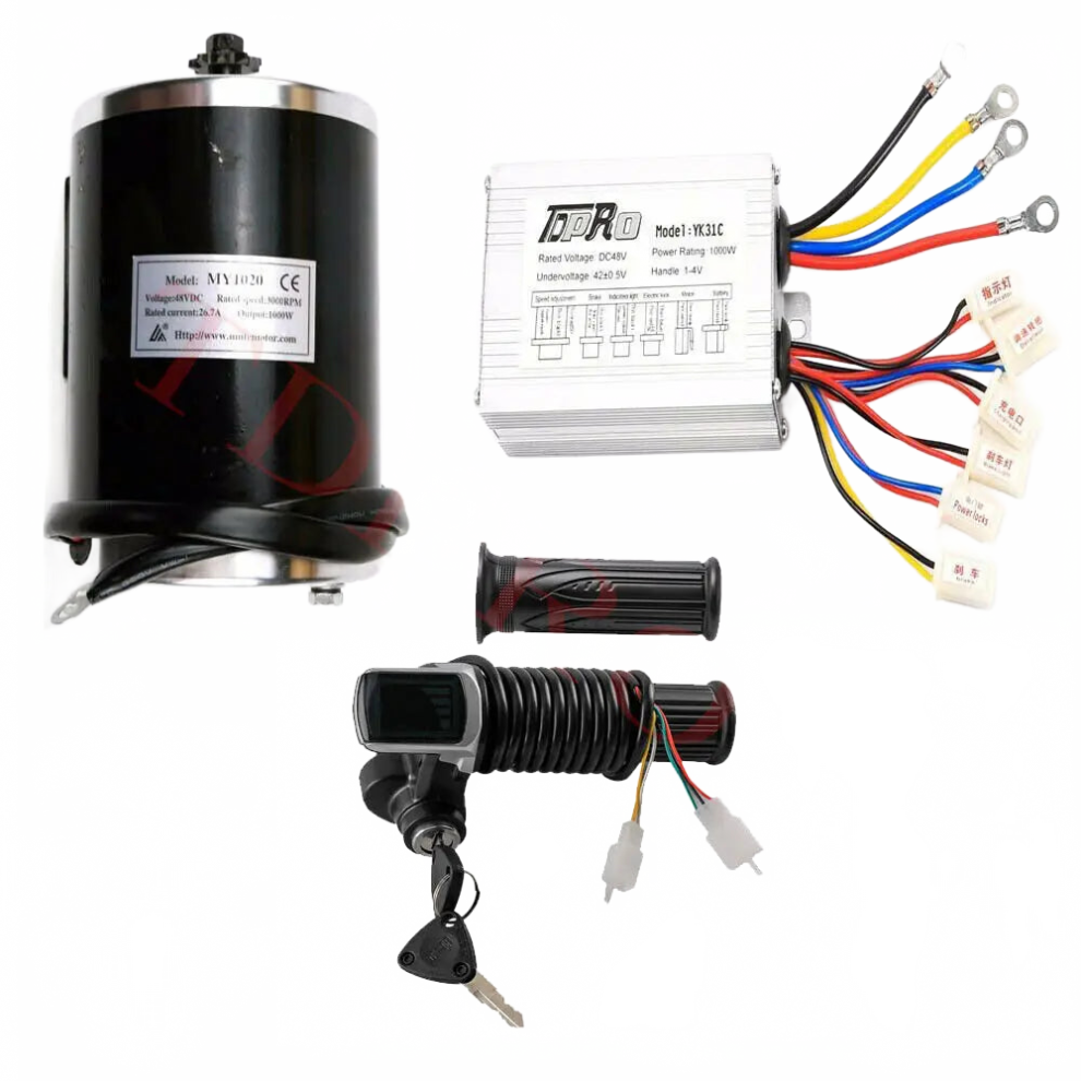 Tdpro 48V 1000W Brush Motor Controller & Throttle For Atv, Quad, Scooter, Razor 7445050687604