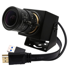 Ultra HD 4K 60FPS USB3.0 HDMI Webcam with Manual Zoom & Mini Lightburn Feature for Laser Engravers - H.264 Telescope USB Security Camera
