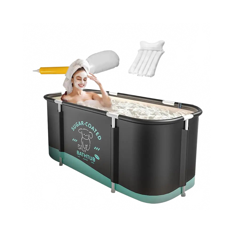 Compact Foldable Bathtub - Portable Adult Soaking & Standing Tub, 45.3X23.6x19.7 Inches, I For Hot & Ice Baths For The Whole Family 726084239012