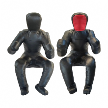 Portable PU Leather Brazilian Jiu Jitsu Training Dummy - I for Martial Arts & Taekwondo Practice