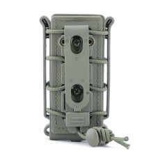 Tactical 9mm Mag Carrier Soft Shell Pouch with MOLLE and Belt Clips for Airsoft, Hunting, and Shooting Enthusiasts Outdoors