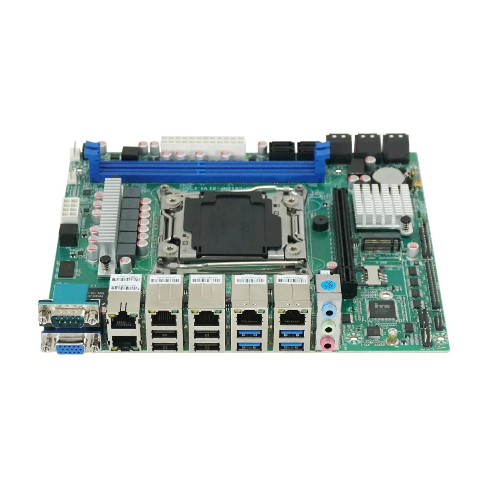 Bkhd C612 Nas Motherboard - 10 Sata Ports, Ecc Memory Support, Pcie 16X, Tower Heat Dissipation, 21X18.5cm, Processor Not Included 7445008412425