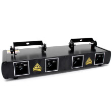 Compact Laser Projector with DMX512 Control for Stunning Stage Effects at Weddings, Parties, and Bars