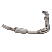 51mm Exhaust Muffler for Triumph Trident & Daytona 660 (2021-2024) - Front Header Link Tube Connection