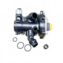 Audi A3/A4/A5/A6/A7/A8/Q5/Q7/TT 1.8/2.0 Genuine Water Pump Thermostat Housing Assembly - OEM Part 06L121111H/06L121011B (2015 Models)