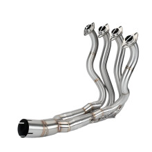 Kawasaki Ninja ZX6R 636 (2009-2019) Slip-On Exhaust System with Front Tube Link Pipe - Connects to Original Motorcycle Exhaust
