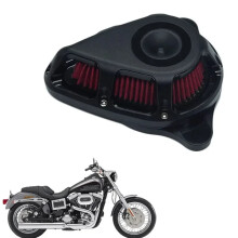 Matte Black CNC Aluminum Multi-Angle Turnable Air Cleaner Kit for Harley Dyna Softail Touring Models