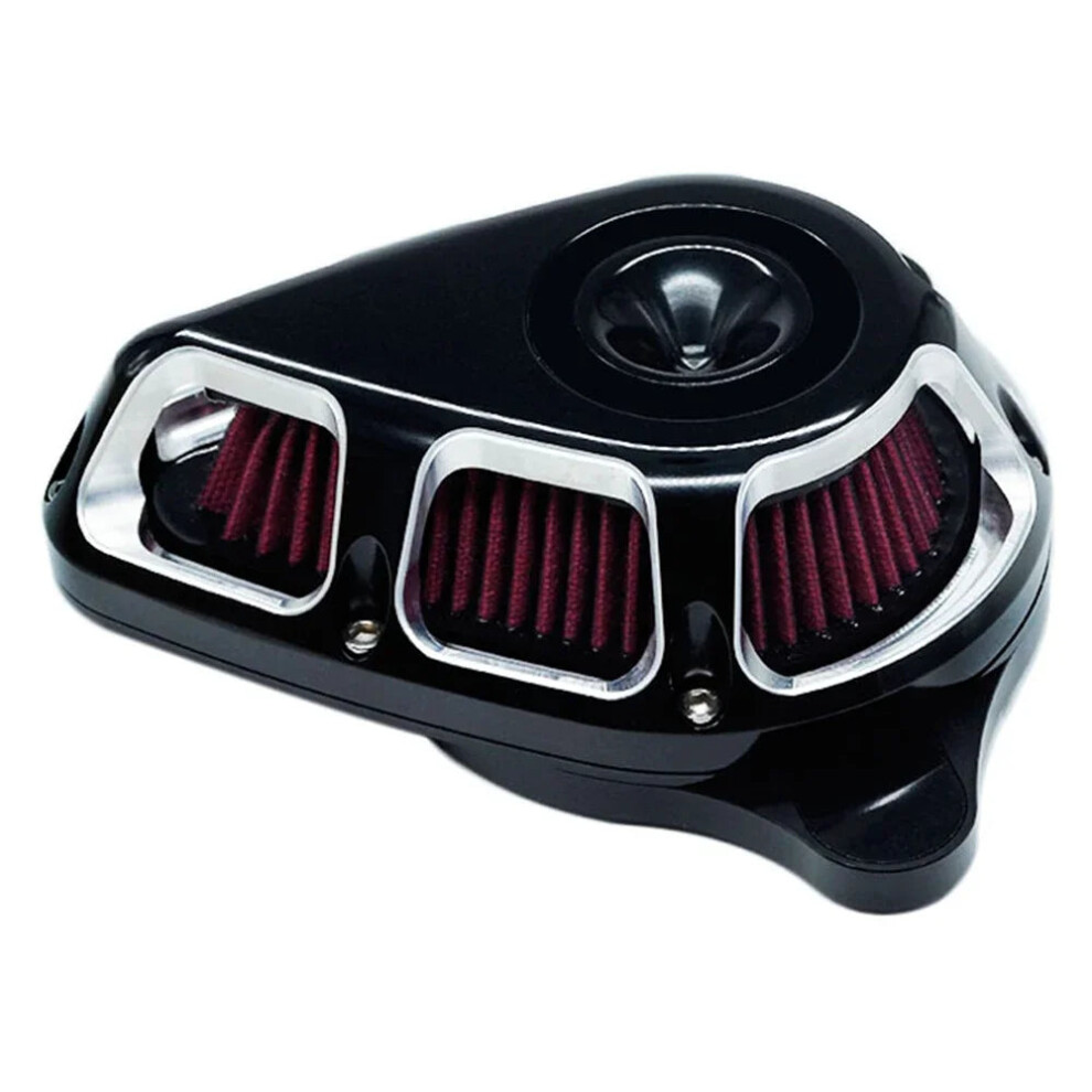 Aluminum Chrome Multi-Angle Air Intake Cleaner Kit For Harley Touring, Street Glide, Road Glide, Softail & Dyna 7445004820897
