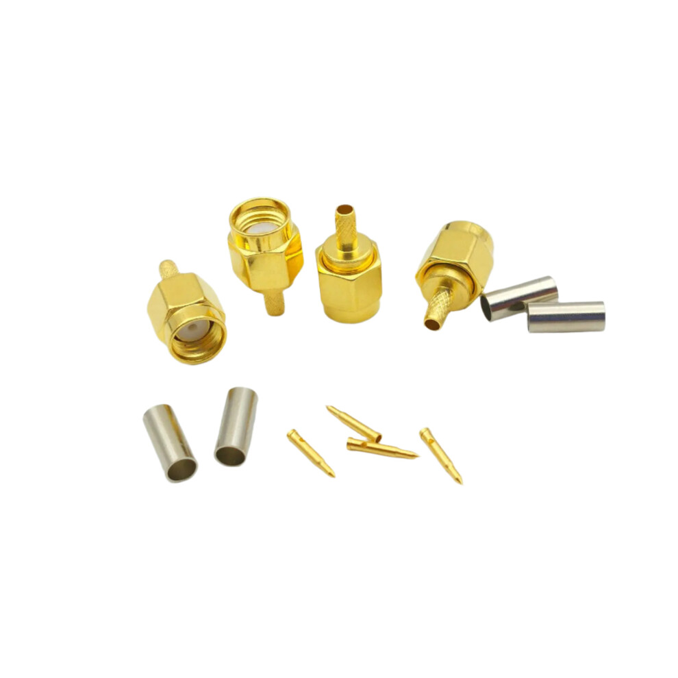 Sma Male Plug Crimp Rf Connectors For Rg174/Rg316/Lmr100 Cables - 1000Pcs Set 313113076047