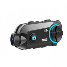Bluetooth-motorhelmheadset met 1080p HD-camera, 2000 mAh-batterij, IP67-waterdicht, supergroothoeklens en wifi-videorecorder