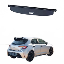Corolla Hatchback Black Canvas Retractable Trunk Shade & Cargo Cover