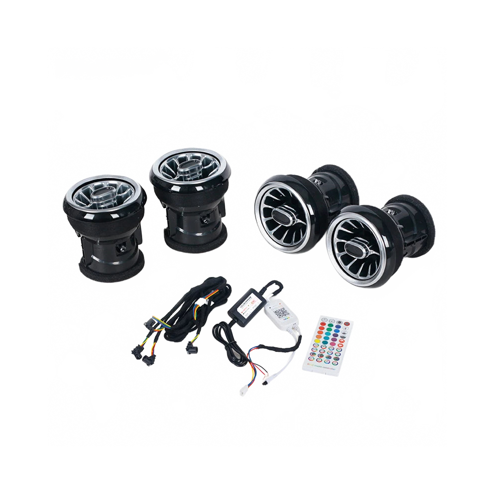 Led Turbine Air Outlet & Front Vent Ambient Lamp For Jeep Wrangler Jk (2007-2010) 7445007272228
