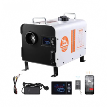 8kW Diesel Air Heater with Bluetooth LCD & CO Alarm - 12V/24V All-in-One for Vehicles & Outdoor Use