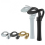 Elegant Black Waterfall Basin Faucet with Single Handle - Solid Brass Mixer Tap Featuring Creative Hollowed-Out Design 1