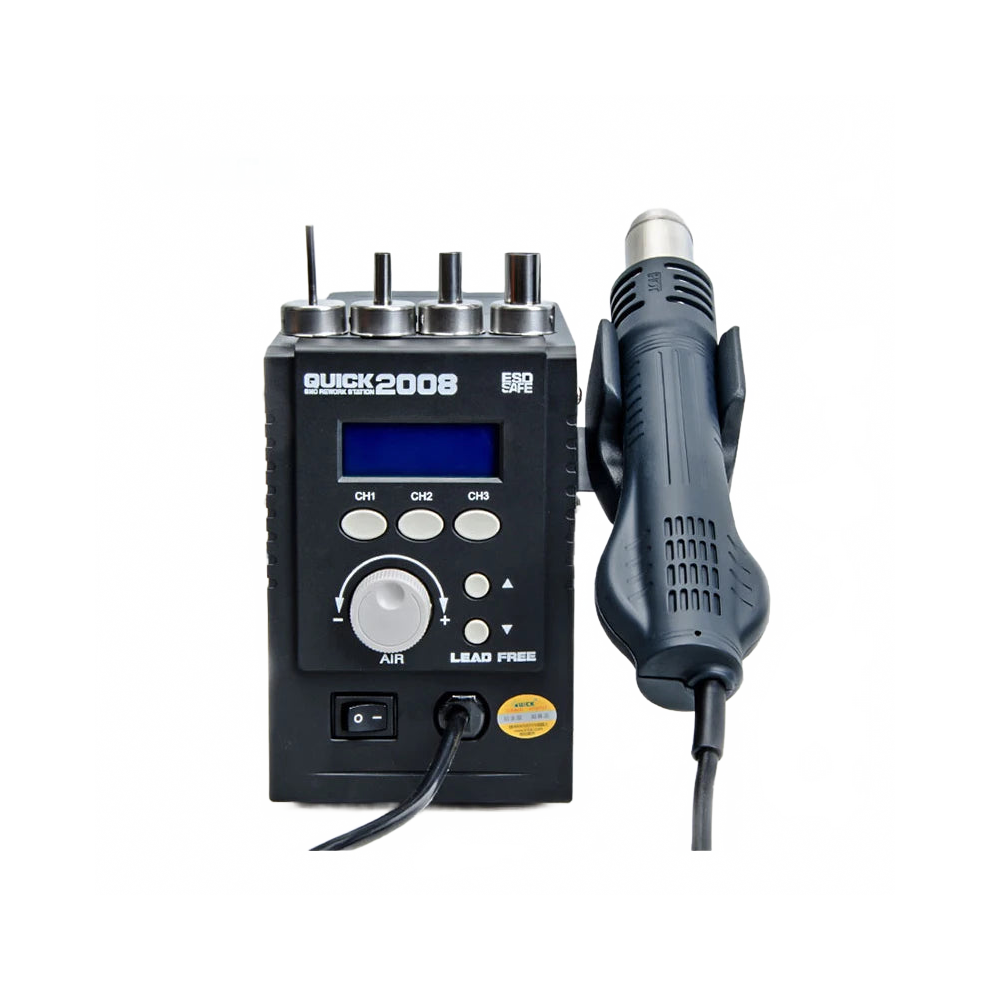 2008 Quick Original Hot Air Gun Desoldering Station For Bga Rework And Welding 313113371326