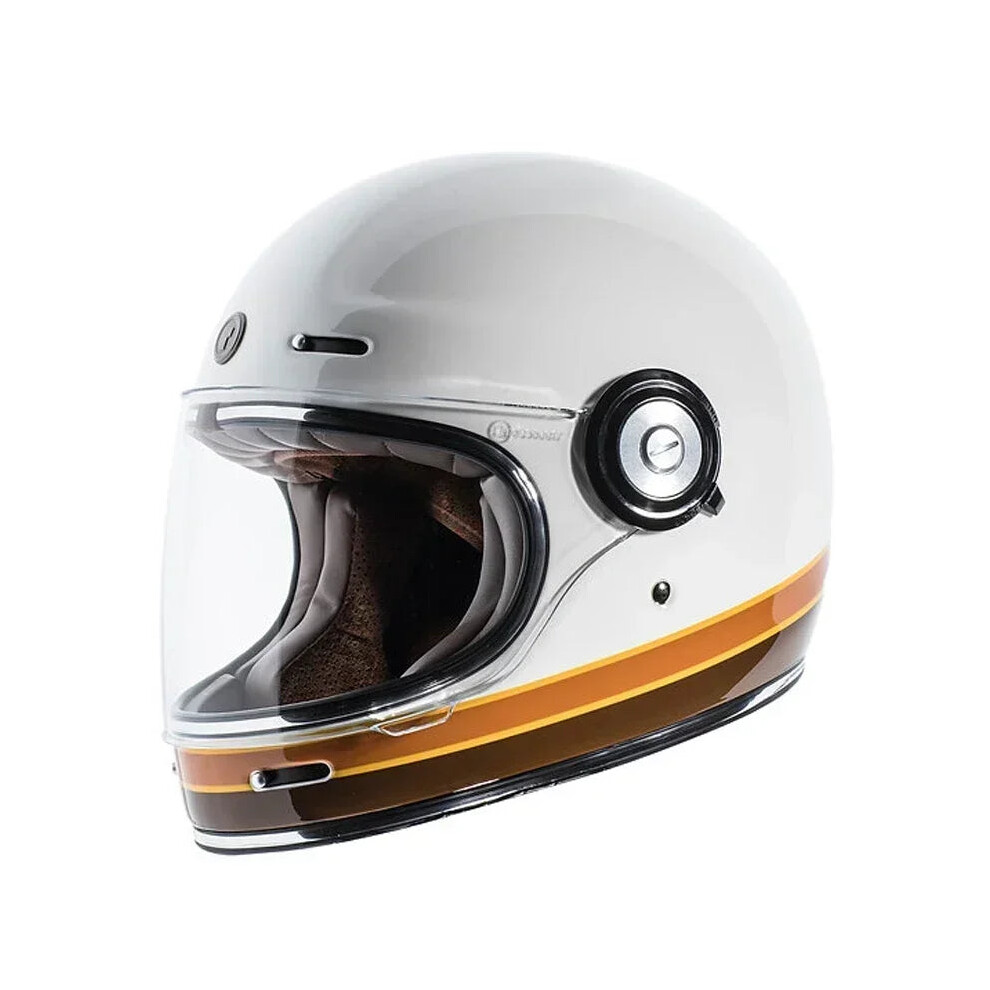 Vintage Full Face Motorcycle Helmet For Men - Retro Motocross & Motorbike Riding Safety Gear 705353661990