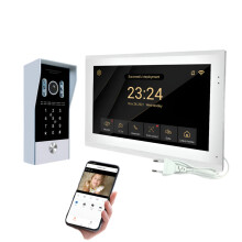 10-Inch HD Villa Video Intercom - 1080p Doorbell with Tuya App, Wireless Call & Unlocking Features