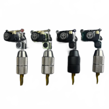 Popeirons V6 Rotary Tattoo Machine mit einstellbarem 3,5-mm-Hub und leistungsstarkem kernlosem Motor – Präzisions-Shrapnel-Tattoo-Maschine