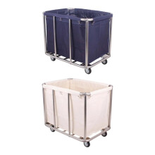Durable Wheeled Laundry Cart & Clothes Organizer for Beauty Salons - Rectangular 35.4x25.5x31.5 inches
