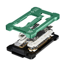 iSocket XZZ Motherboard Test Fixture Holder for iPhone 15 Series Logic Board - Middle Layer RF Function Tester