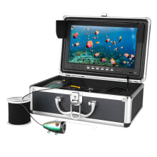 HD Underwater Fishing Camera with DVR - 1280x720 Screen, 16GB Card, 12 LED Lights, 1080p, 15-30m Range for Ice Fishing