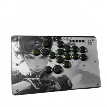 Panda Hitbox Deluxe: Custom Panel Arcade Fighting Stick for PS4, PS3, PC, and Switch