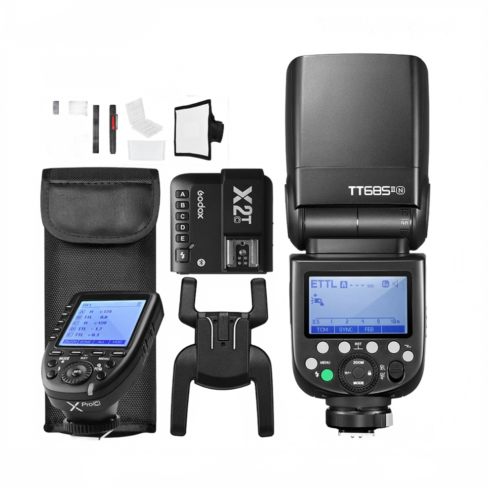 Godox Tt685ii Ttl Hss Camera Flash Speedlite For Canon, Sony, Fuji, Nikon 313034592589