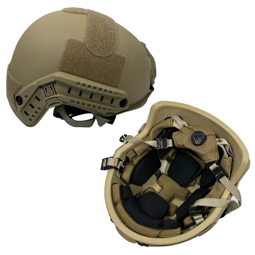 Lpred Fast 100 Aramid High-Cut Ballistic Helmet - Nij Iiia Level Bulletproof Army Helmet With Wendy 3.0 (2024 Model) 313109739710
