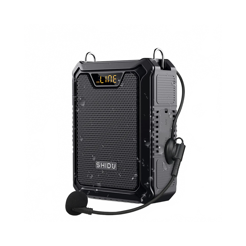 Shidu M1000 30W Ipx6 Waterproof Bluetooth Speaker & Voice Amplifier With Wired Mic For Teachers 744759529572