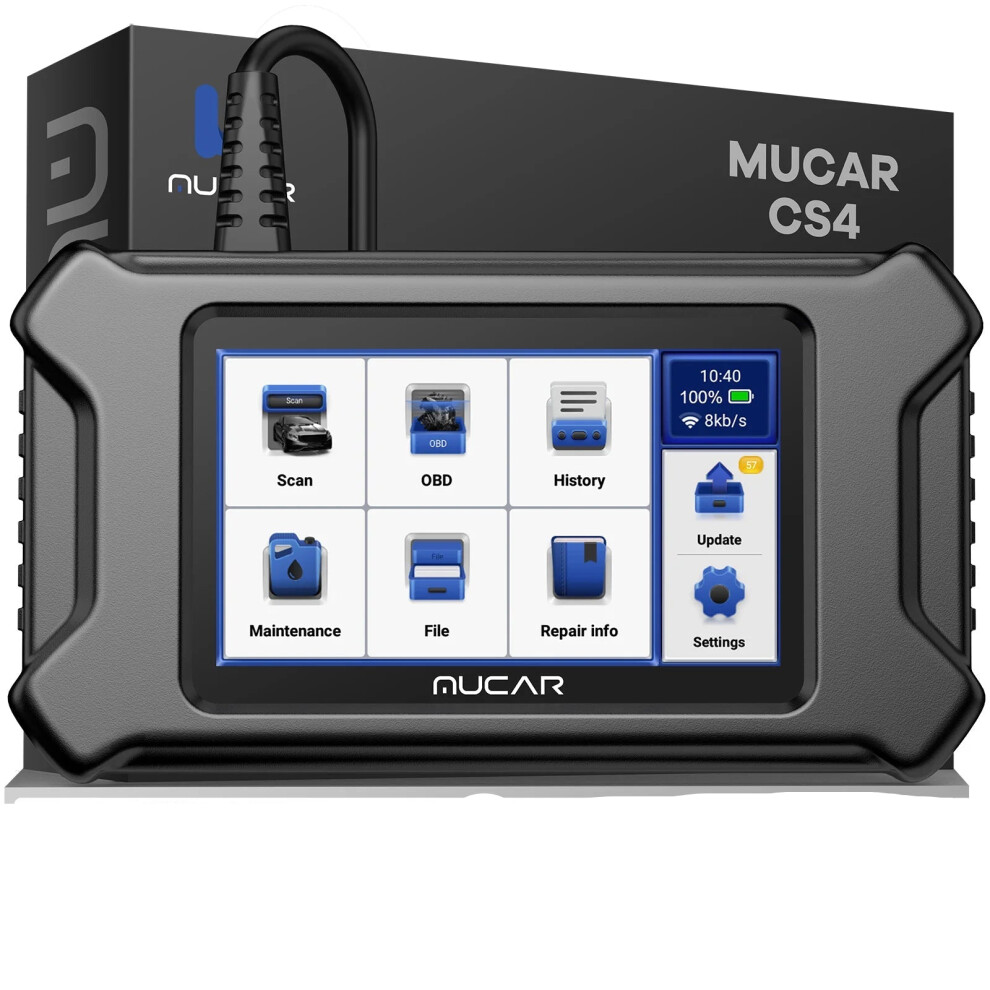 Mucar Cs4/Cs6 Obd2 Scanner: Ecm, Srs, Abs, Tcm System Diagnostics With Lifetime Free Updates For 99% Of Vehicles 7445048959973