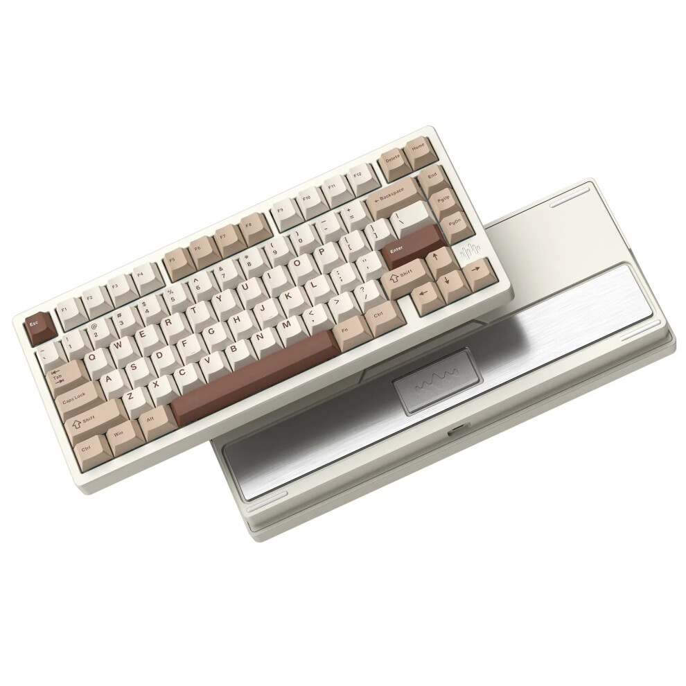 Womier Rd75 Pro Aluminum Mechanical Keyboard - 3 Modes, Qmk/Via, Rapid Wireless 75% Layout, Customizable For Windows & Mac 313113433420