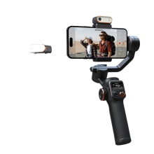Hohem iSteady M6: 3-Axis Handheld Smartphone Gimbal Stabilizer with AI Magnetic Fill Light & Selfie Tripod