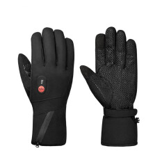 Unisex Heated Skiing Gloves with 7.4V Rechargeable Battery - Waterproof Winter Gloves for Motorcycling