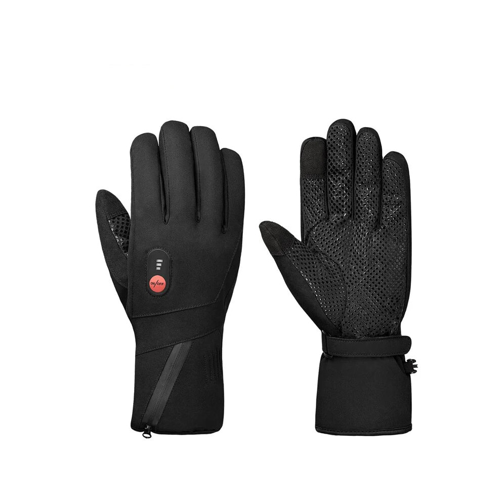 Unisex Heated Skiing Gloves With 7.4V Rechargeable Battery - Waterproof Winter Gloves For Motorcycling 313101140132