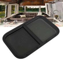 Premium RV Window with Insect Nets & Drain Hole - 610x385mm for Motorhomes & Engineering Vehicles