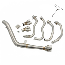 51mm Stainless Steel Motorcycle Exhaust System with Front Link Pipe for Kawasaki ZX4R ZX4RR SE SR 2023