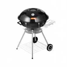 Draagbare houtskoolbarbecue in de vorm van een appel: multifunctionele buitenkachel voor kamperen en picknicken