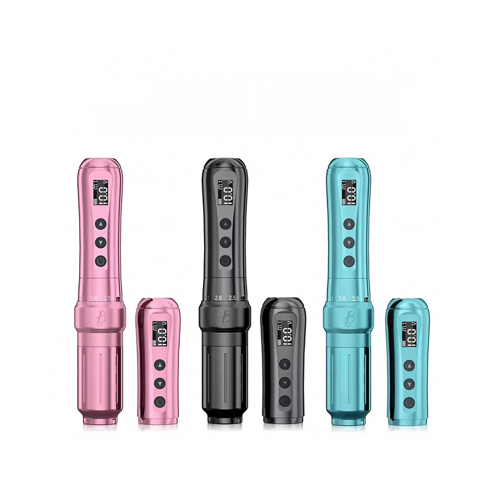 Biomaser U1 Wireless Rotary Tattoo & PMU Machine Pen - Microblading & Permanent Makeup Tool for Eyebrows and Lips