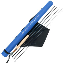 Maximumcatch Nano Fast Action Fly Rod - IM12 Carbon Fiber, 3-8wt, 4-Piece, 8.4ft & 9ft